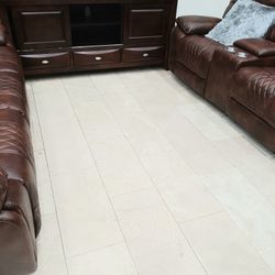 *Black Friday Now!!!*---Charming Santiago Brown Leather Reclining Sofa/Loveseat Sets---Only $1099!!!---Delivery And Financing😉