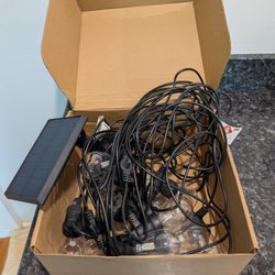 Free Outdoor Solar Powered String Lights