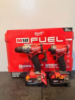 New Milwaukee M18 Fuel Drill And Impact Driver Combo