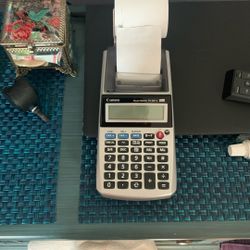 Canon calculator with printer