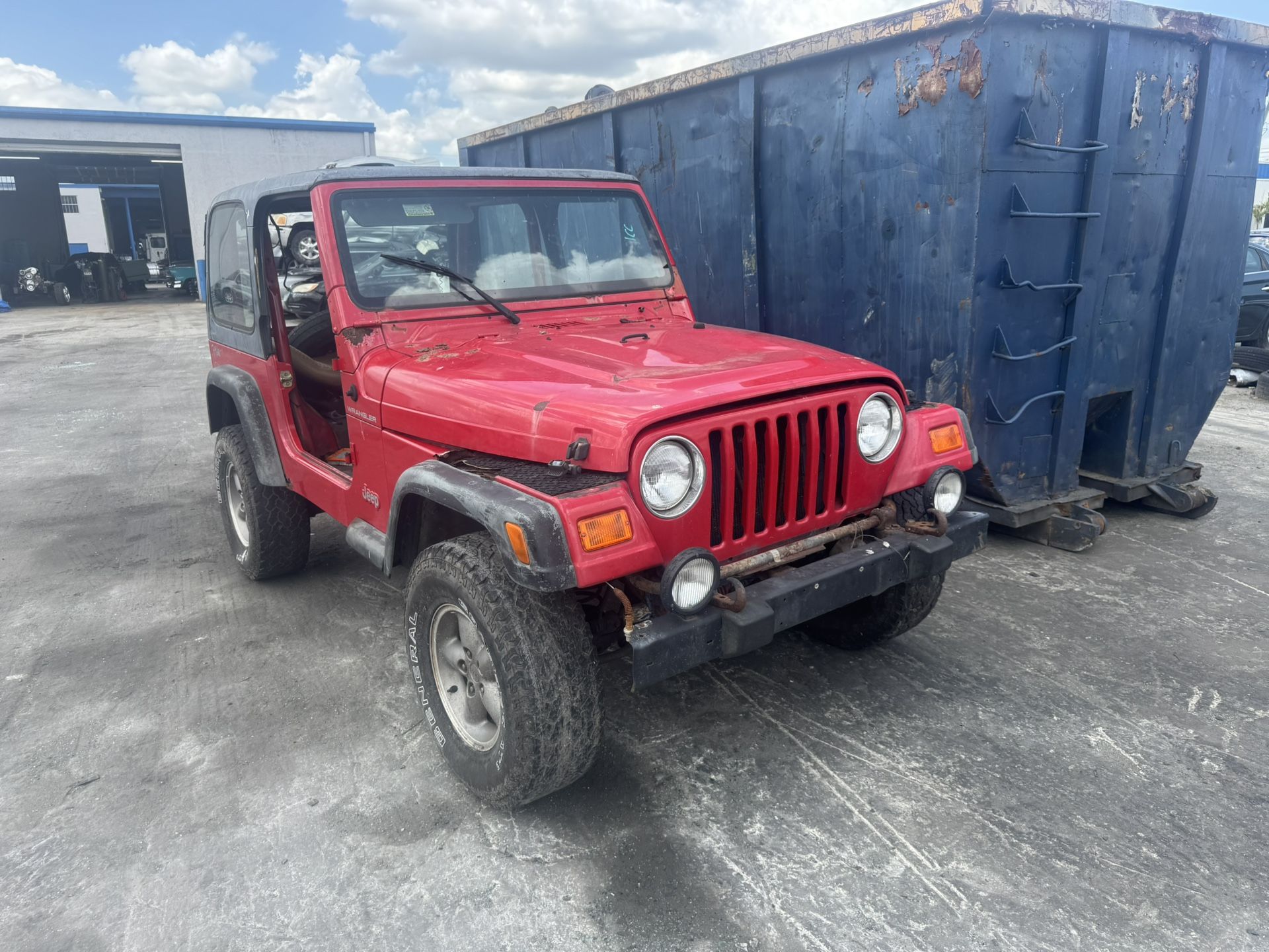 2000 Jeep Wrangler FOR PARTS ONLY