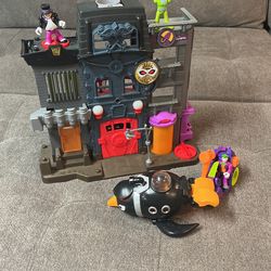 Imagined Batman Villains Lair - Penguin And Joker