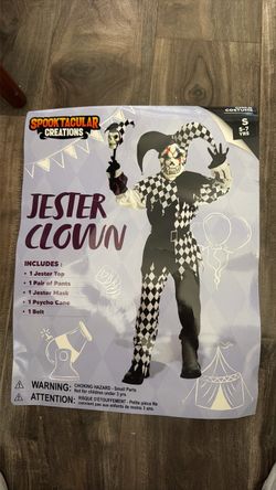 Jester child costume 5-7
