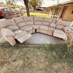 SECTIONAL RECLINABLE SET PERFECT CONDITION VERY CLEAN NO PETS NOT SMOKING SOFÁS RECLINER PERFECTO CONDICIÓN 