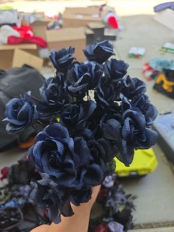Artificial Blue Roses