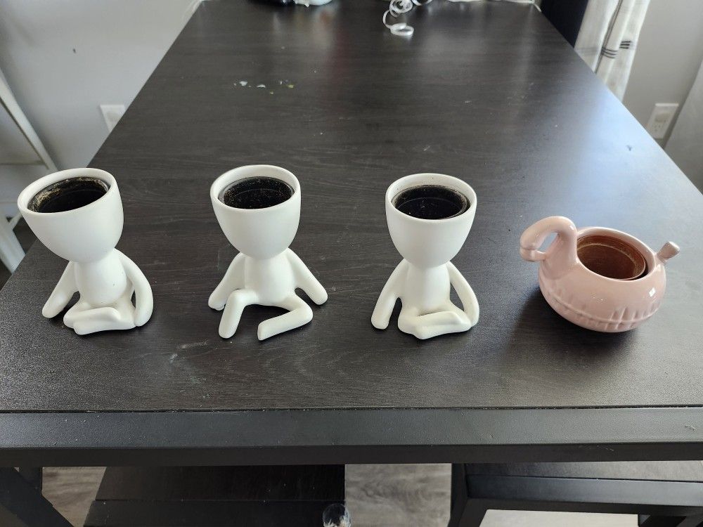 yoga small plant holders
