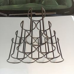 Metal Black Wine Rack