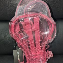 Sanrio Hello Kitty Friends MY MELODY Clear Pink Translucent Figural Stadium Mini Backpack New With Tags