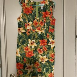 Vintage Sheath Hawaiian Dress