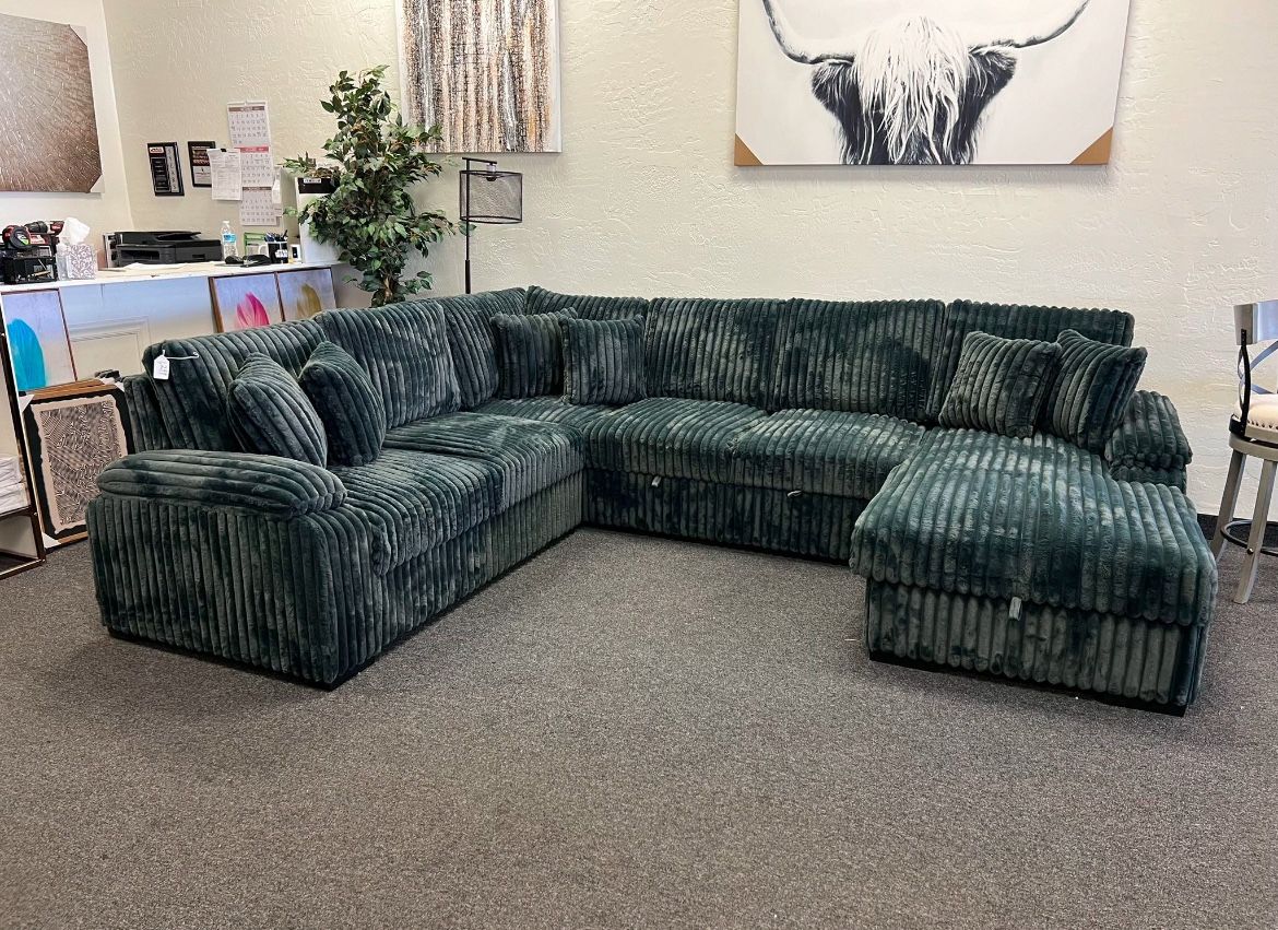 Black Sectional Pull out Sofa