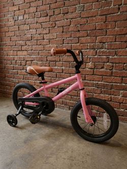 NEW JOYSTAR GIRLS 14 INCH YOUTH KIDS SINGLE SPEED BIKE BICYCLE WITH TRAINING WHEELS