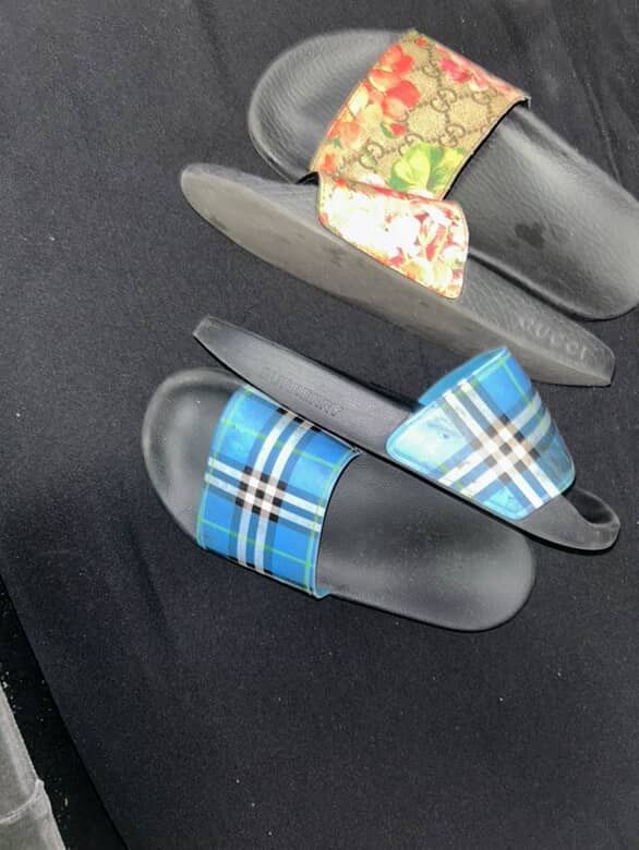 Gucci & Blueberry Slides