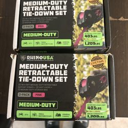 Retractable Tie-Down Set