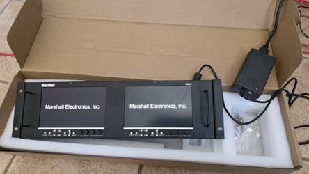 Marshall V-MD72 High Res LCD Rack Monitor With 2 Mod SDI Input And Output 