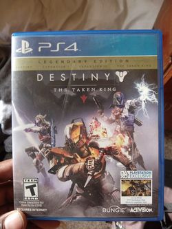 Ps4 game destiny the taken king