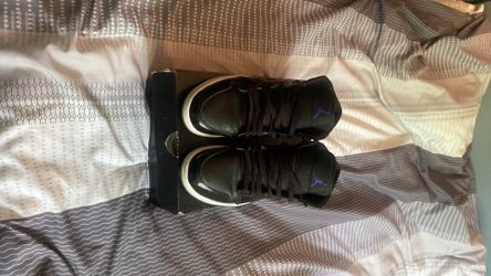 All black Jordan ones