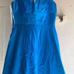 Size 7/8 B.DARLIN blue Dress