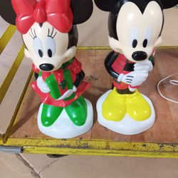 Mickey And Minnie Blow Molds