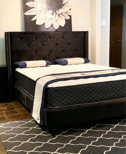 Brand new queen or king bed with mattress and free delivery pay upon arrival
