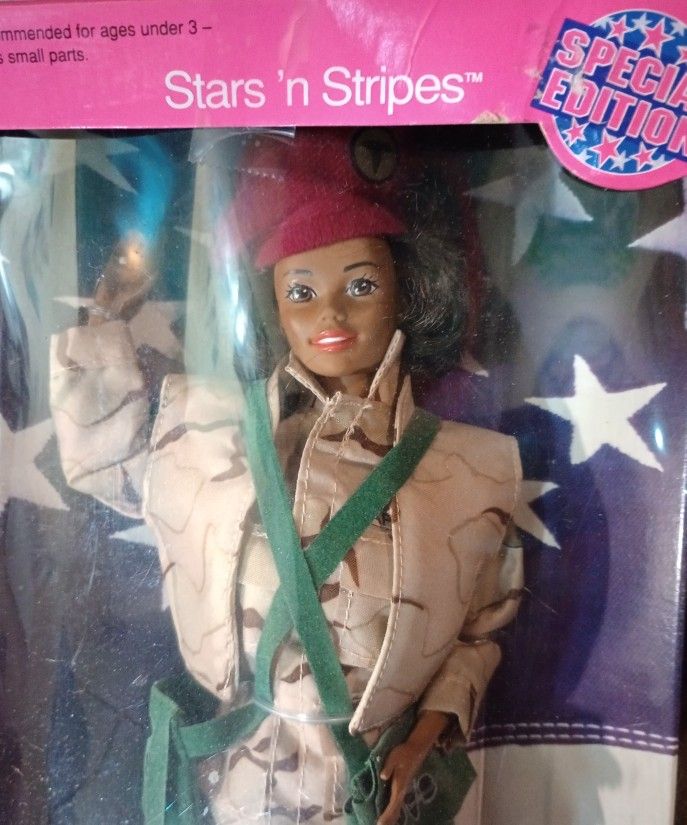 Stars And Stripes Special Edition Army Barbie New On The Box