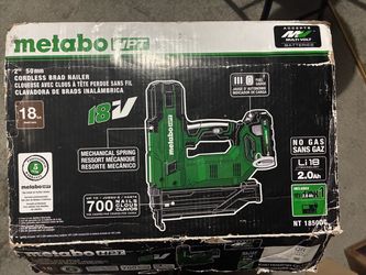 Metabo 2” 18v nailer