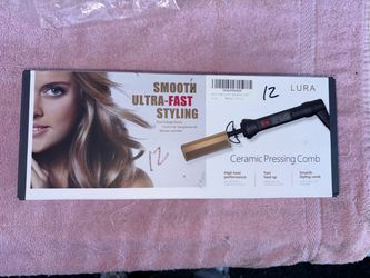 Lura Ceramic Pressing Comb Hair Straightener