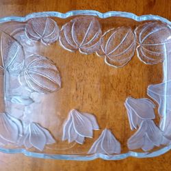 Beautifuly Etched Platter