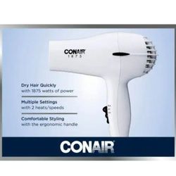 Portable Conair Hair Dryer  1875 Watts