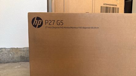 New HP monitor