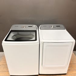 ❤️❤️2020 (LIKE-NEW)XL samsung Top Load washer & matching electric dryer (delivery available❤️❤️