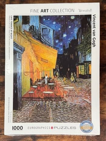 NEW and SEALED Van Gogh Cafe Terrace at Night puzzle 1000pc just $8 xox