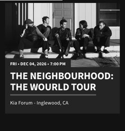 The Neighbourhood Kia Forum FLOOR seats