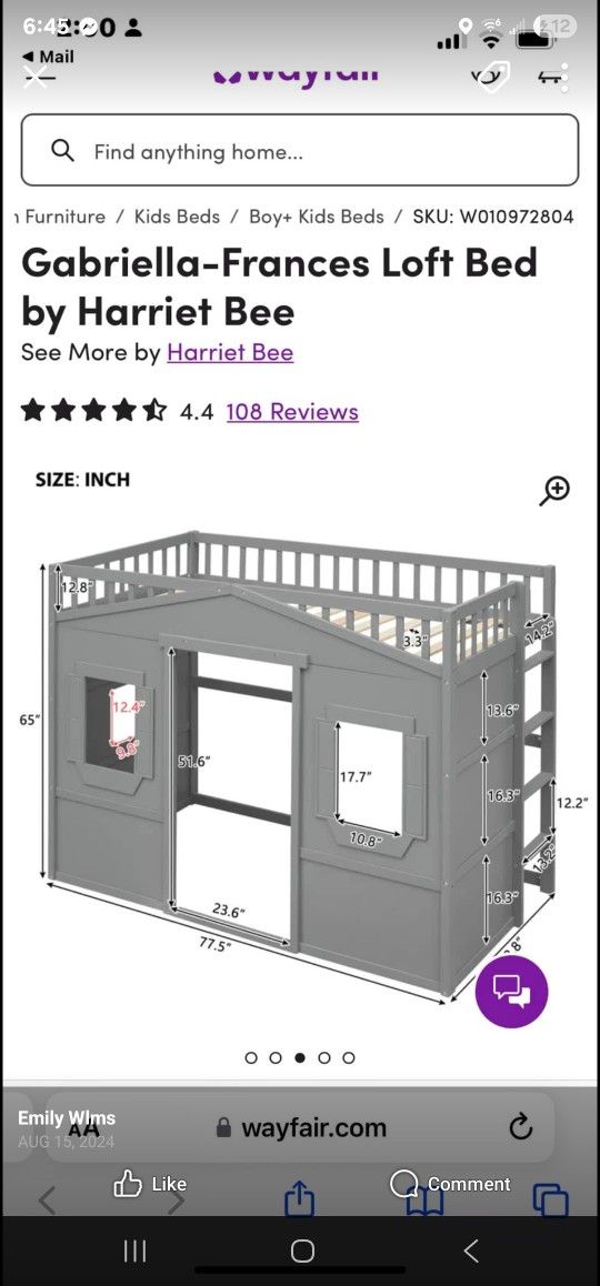 Twin Bunk Bed