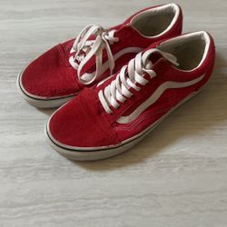 Red Vans 