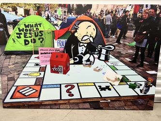 🖼️ Banksy “Occupy Monopoly” – Large 40x60 Print (RARE!)