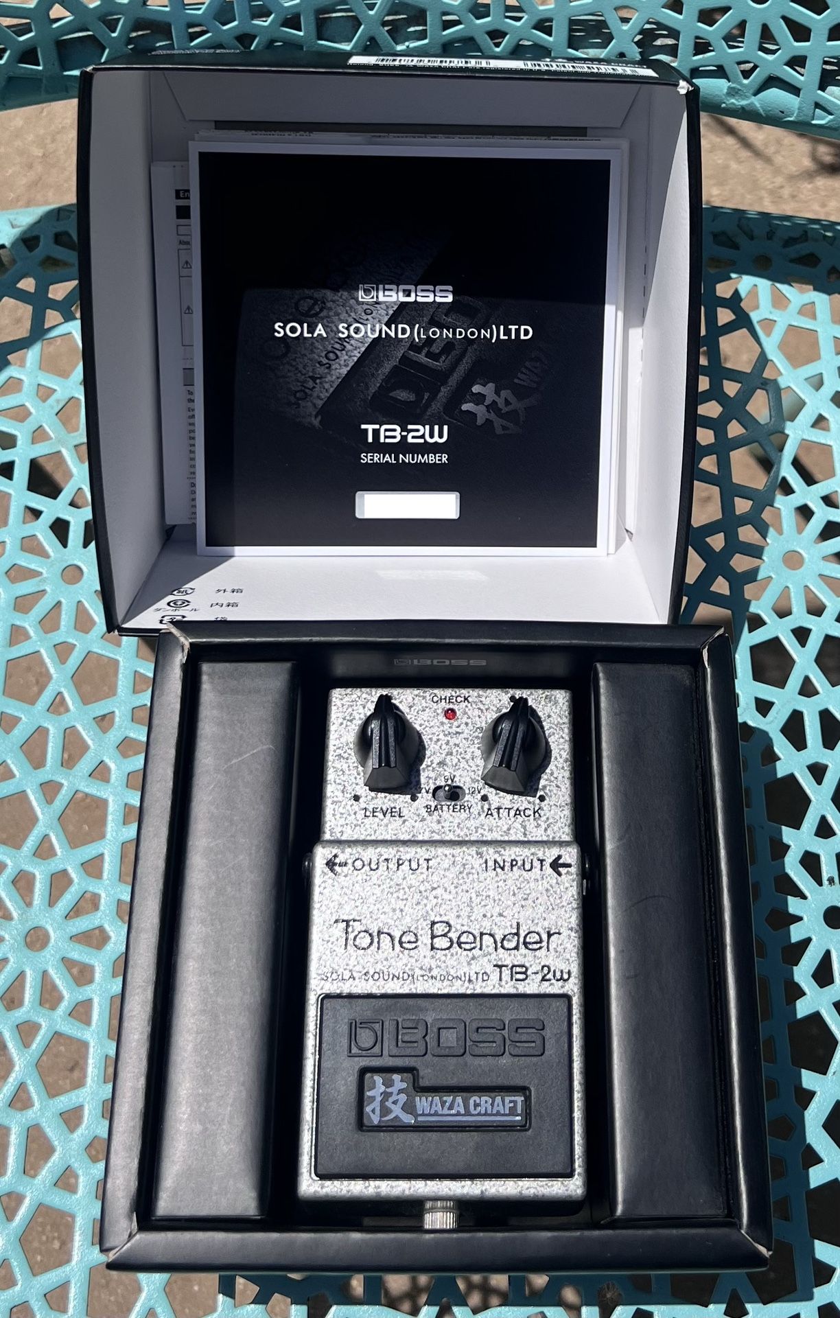 Boss TB-2W Tone Bender Fuzz Pedal