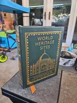 World Heritage Sites Book  - Deluxe Leatherbound Edition
