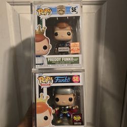 2 Freddy Funkos As Thor And Captain America 