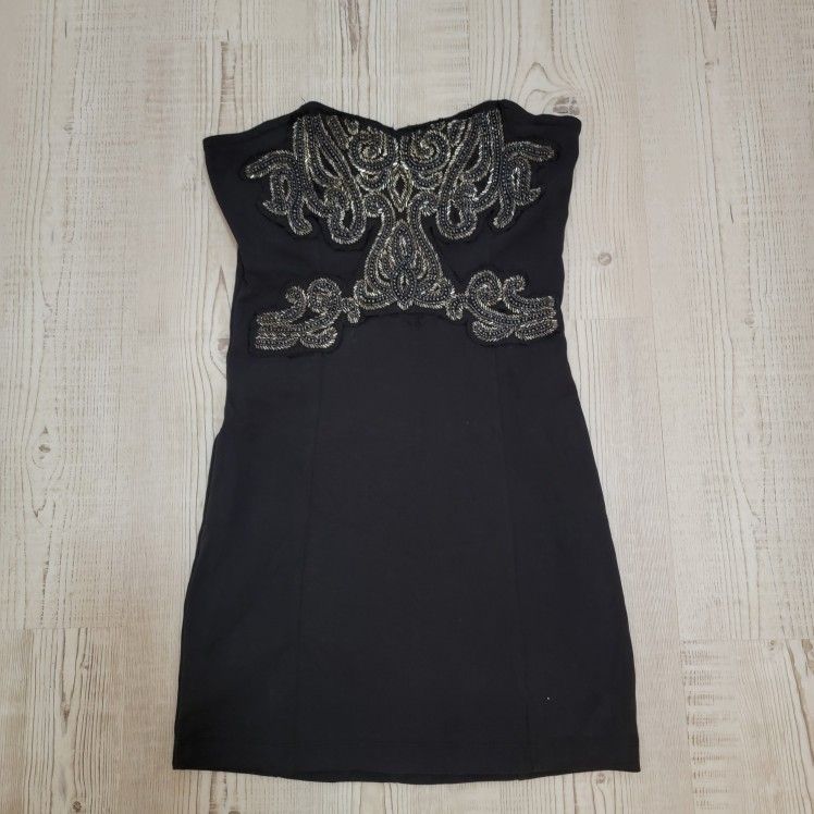 free people beaded mini dress Free PEOPLE main image 1