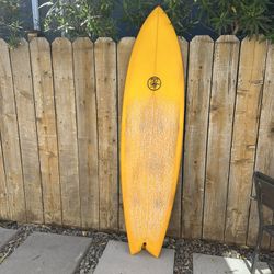 6’8” Quad Fish Surfboard