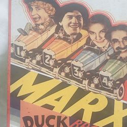Vintage  Sign Marx Brothers Duck Soup A Paramount Picture 