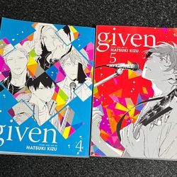 Manga Given Vol 4 & 5 