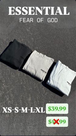Essential fear of god hoodie