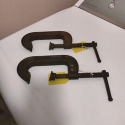 2- 4 Inch C- Clamps