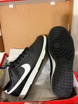 Nike dunk low black and white
