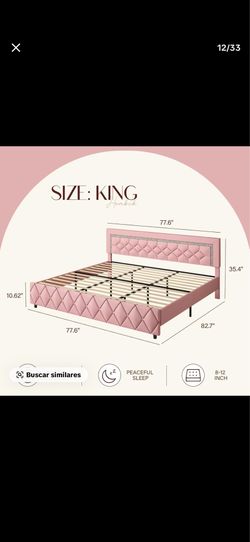 King bed frame