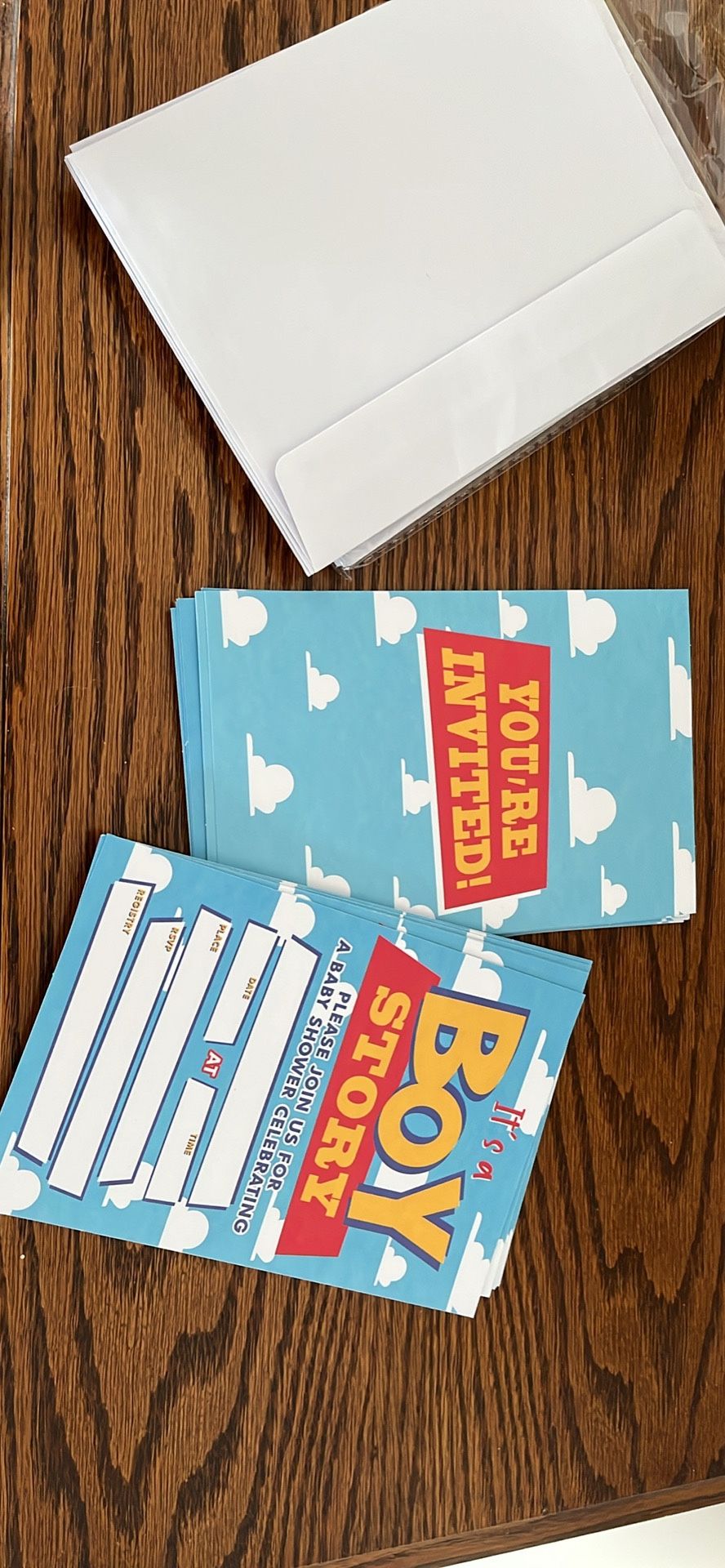 Baby boy, Toy story, baby shower, invitation, invitations