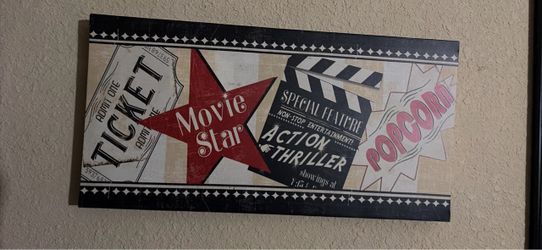 Retro Movie Theater / Cinema Wall Art – $25 OBO