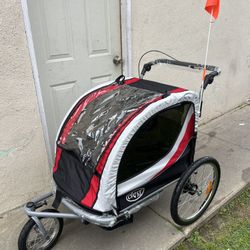 CLEVR PLUS DELUXE 3&1 BIKE TRAILER AND JOGGER STROLLER 