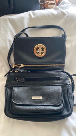 Two hardly used black purses